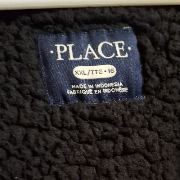 The Children's Place Black Skeleton Hoodie W/ Fleece Interior - Picture 2 of 6